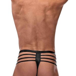 Cage Matte Cage Thong - S/ M - Black