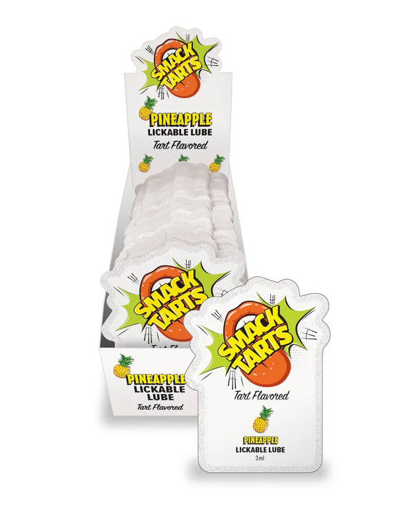 Smack Tarts Lube 3ml Pouch Display 36pc - Sour Pineapple