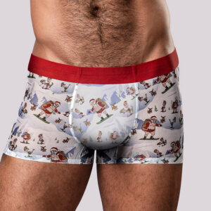 Christmas Trunks Seamless Sheer Short - Small