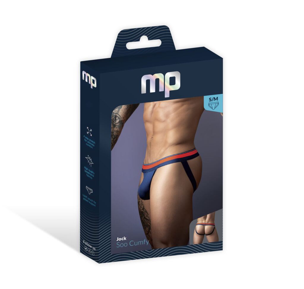 Soo Cumfy Jock Small Medium Navy