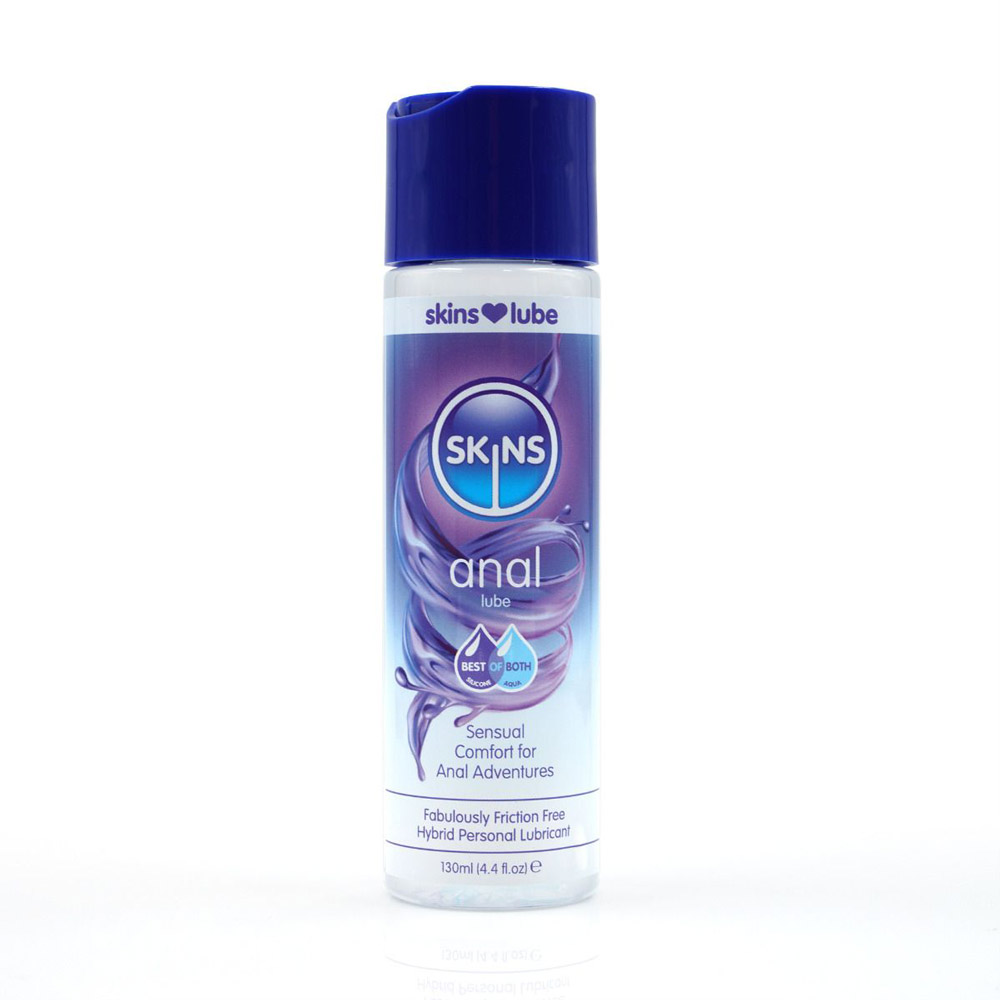 Skins Anal Hybrid Silicone and Water Based Lubricant 4.4 Fl Oz