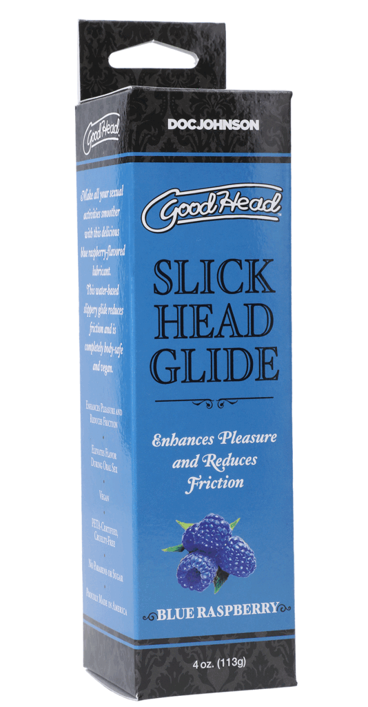 Goodhead - Slick Head Glide - Blue Raspberry -  4 Oz.