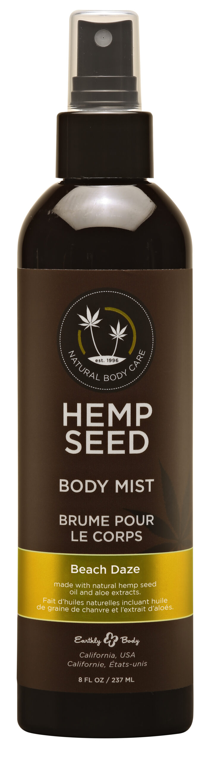 Hemp Seed Body Mist - Beach Daze - 8 Fl. Oz. / 237ml