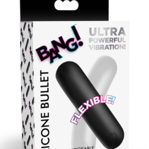 Flexible Silicone Bullet - Black