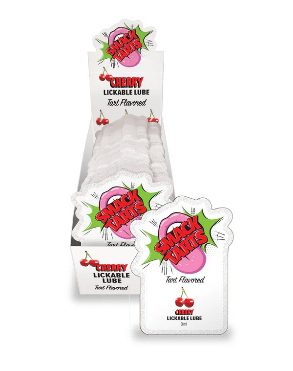 Smack Tarts Lube 3ml Pouch Display 36pc - Sour Cherry
