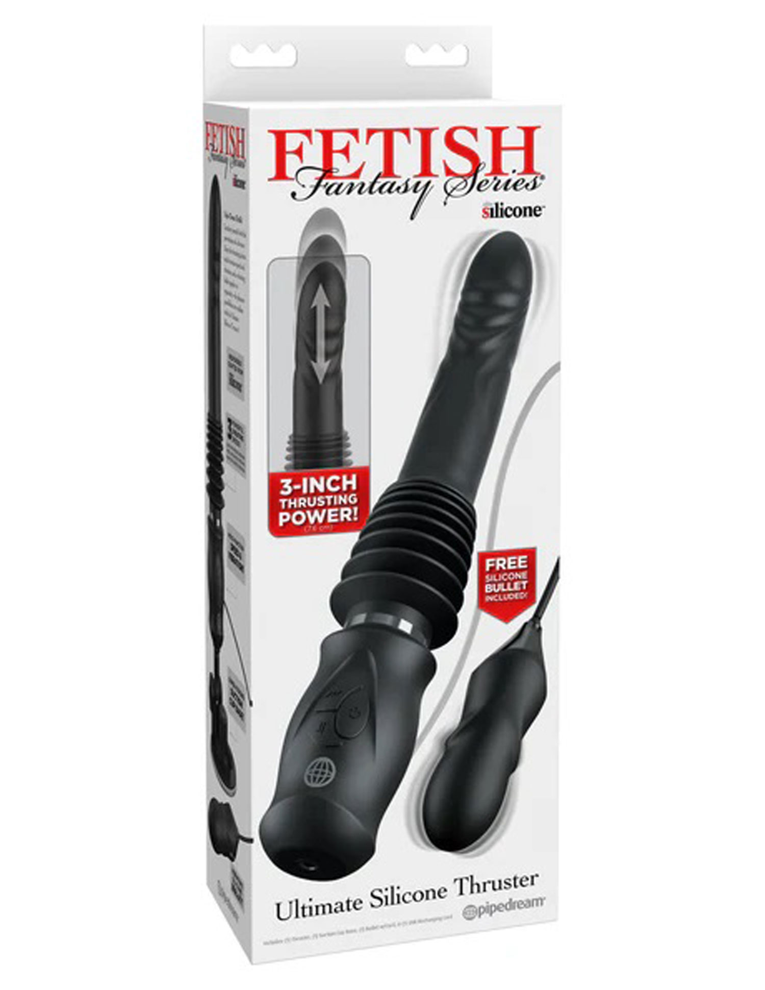 Fetish Fantasy Series Ultimate Silicone Thruster - Black