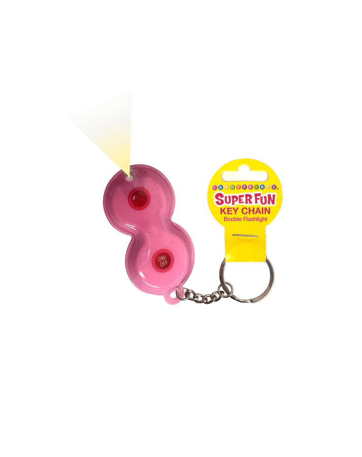 Super Fun Boobie Flashlight Keychain Bag of 6