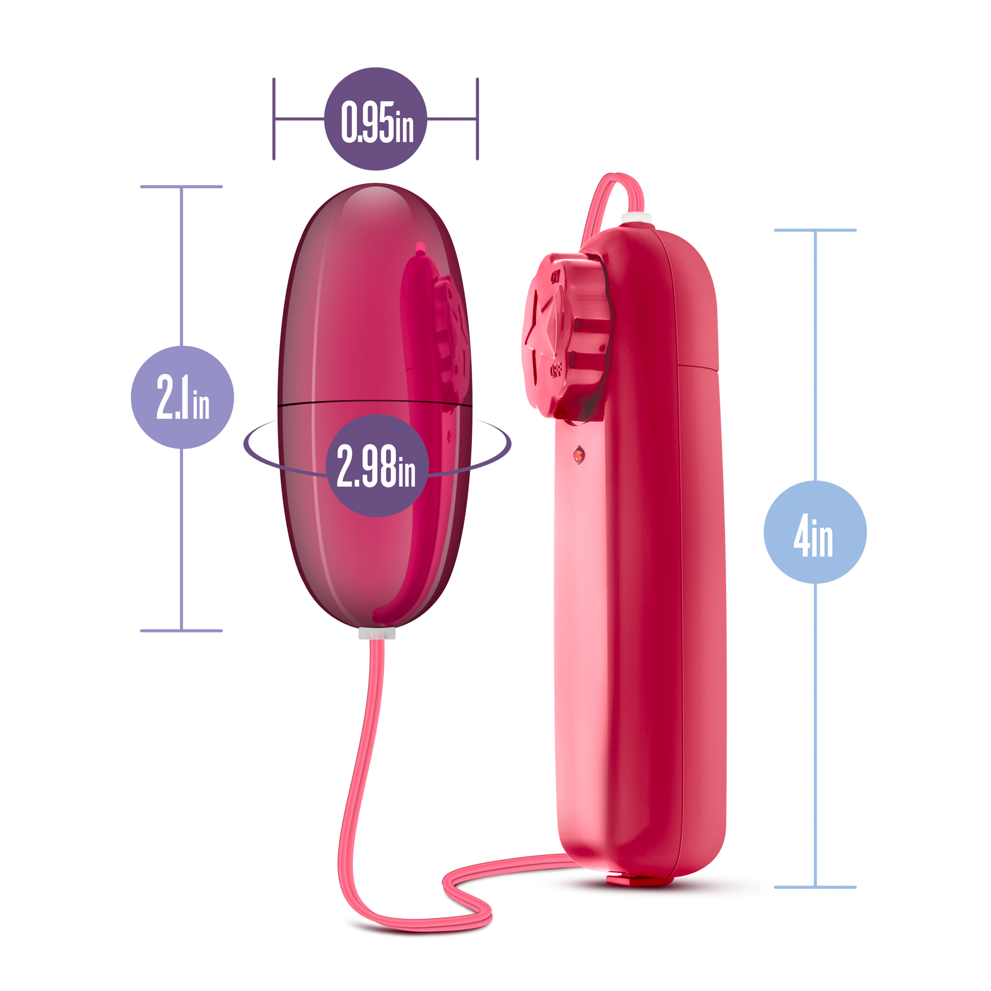 B Yours Power Bullet - Cerise - Image 5