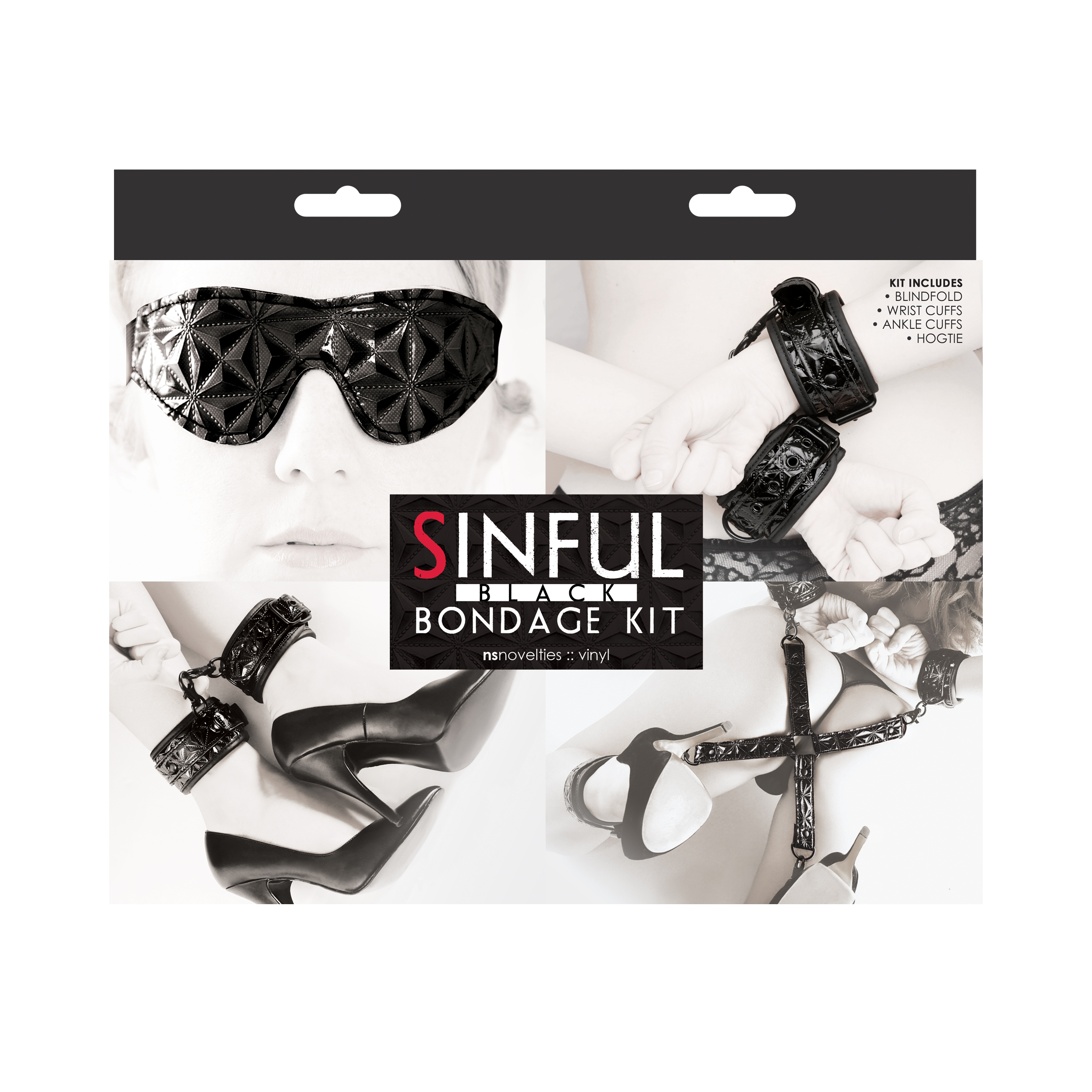 Sinful - Bondage Kit - Black - Image 2