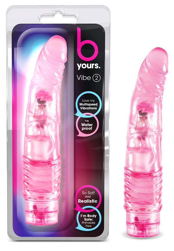 B Yours Cock Vibe #2 - Pink - Image 3