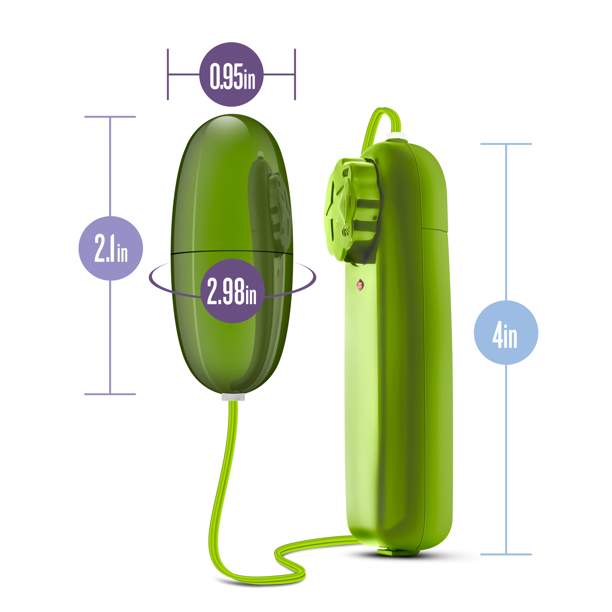 B Yours Power Bullet - Lime - Image 2