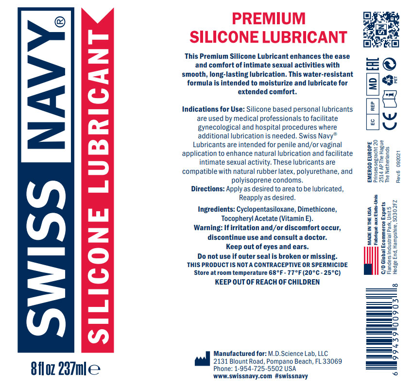 Swiss Navy Silicone Lube - 16 Fl. Oz. - Image 2